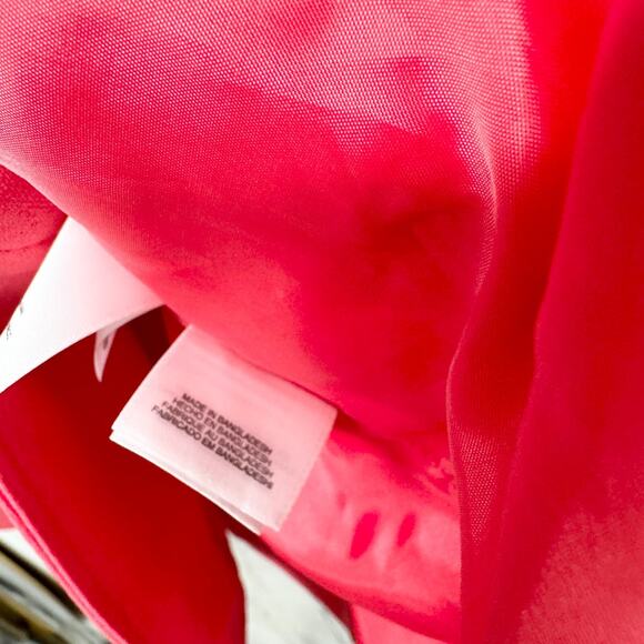 Jones Studio Jacket Women SZ 24W Single Button Hot Pink Coat Blazer Polyester - Picture 4 of 8